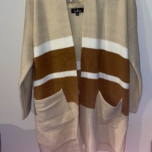 NWT Lulus hooded cardigan/wrap